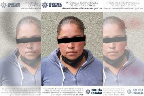 Vecinos retienen a presunta ladrona en Tenancingo; su cómplice escapó